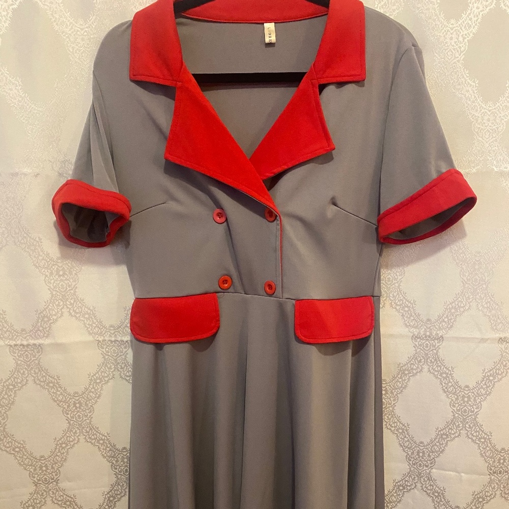 Retro office dress